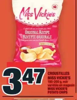 Super C CROUSTILLES MISS VICKIE'S | MISS VICKIE'S POTATO CHIPS offer