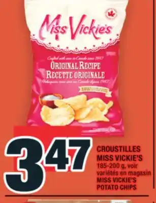 Super C CROUSTILLES MISS VICKIE'S | MISS VICKIE'S POTATO CHIPS offer