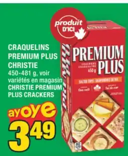 Super C CRAQUELINS PREMIUM PLUS CHRISTIE | CHRISTIE PREMIUM PLUS CRACKERS offer