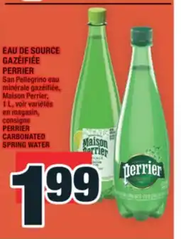 Super C EAU DE SOURCE GAZÉIFIÉE PERRIER | PERRIER CARBONATED SPRING WATER offer