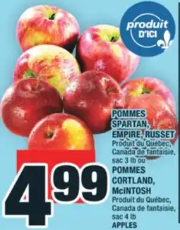Super C POMMES SPARTAN, EMPIRE, RUSSET | APPLES offer