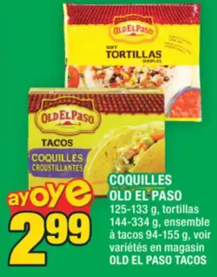 Super C COQUILLES OLD EL PASO | OLD EL PASO TACOS offer