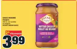 Super C SAUCE INDIENNE PATAK'S | PATAK'S INDIAN SAUCE offer