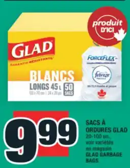 Super C SACS À ORDURES GLAD | GLAD GARBAGE BAGS offer