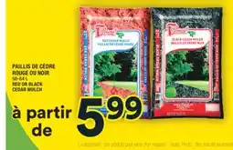 Super C PAILLIS DE CÈDRE ROUGE OU NOIR | RED OR BLACK CEDAR MULCH offer