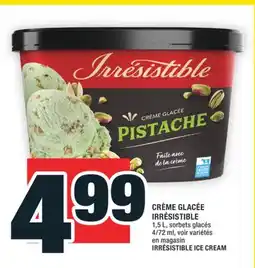 Super C CRÈME GLACÉE IRRÉSISTIBLE | IRRÉSISTIBLE ICE CREAM offer