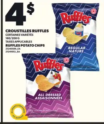 Provigo CROUSTILLES RUFFLES, 180/200 G offer