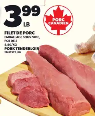 Provigo FILET DE PORC offer