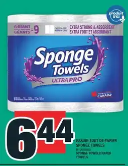 Super C ESSUIE-TOUT DE PAPIER SPONGE TOWELS | SPONGE TOWELS PAPER offer