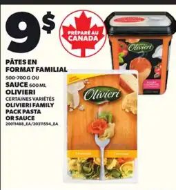 Provigo PÂTES EN FORMAT FAMILIAL, 500-700 G, SAUCE 600 ML offer