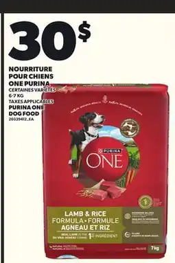 Provigo NOURRITURE POUR CHIENS ONE PURINA, 6-7 KG offer