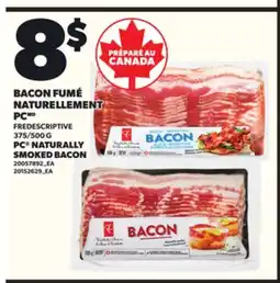 Provigo BACON FUMÉ NATURELLEMENT PC, 375/500 G offer