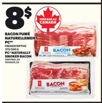 Provigo BACON FUMÉ NATURELLEMENT PC, 375/500 G offer