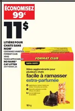 Provigo LITIÈRE POUR CHATS SANS NOM , 18 KG offer