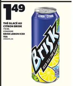 Provigo THÉ GLACÉ AU CITRON BRISK, 710 ML offer
