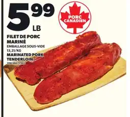 Provigo FILET DE PORC MARINÉ EMBALLAGE SOUS-VIDE offer