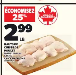 Provigo HAUTS DE CUISSE DE POULET offer