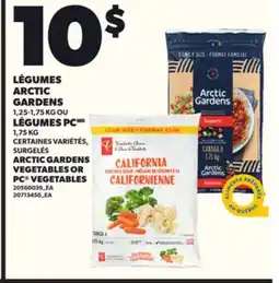 Provigo LÉGUMES ARCTIC GARDENS, 1,25-1,75 KG OU LÉGUMES PC, 1,75 KG offer