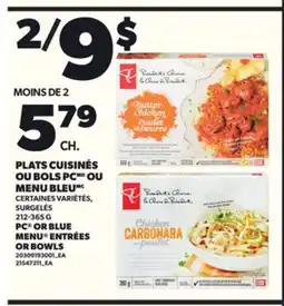 Provigo PLATS CUISINÉS OU BOLS PC OU MENU BLEU offer