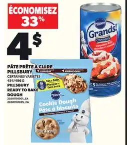 Provigo PÂTE PRÊTE À CUIRE PILLSBURY, 454/496 G offer