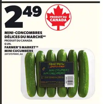 Provigo MINI-CONCOMBRES DÉLICES DU MARCHÉ, 6 UN offer