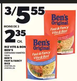 Provigo RIZ VITE & BON BEN'S, 132G offer