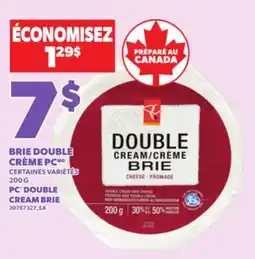 Provigo BRIE DOUBLE CRÈME PC, 200 G offer