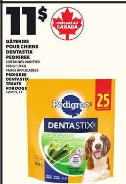 Provigo GÂTERIES POUR CHIENS DENTASTIX PEDIGREE, 100 G-1,9 KG offer