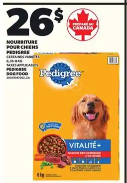 Provigo NOURRITURE POUR CHIENS PEDIGREE, 6,35-8 KG offer