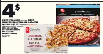 Provigo PIZZA STROMBOLI 367-422 G, MINCE ET CROUSTILLANTE, FOCACCIA OU PAIN PLAT PC, 330-455 G offer