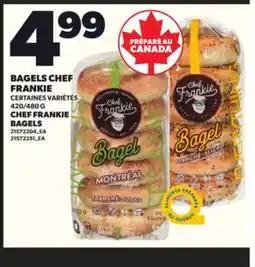 Provigo BAGELS CHEF FRANKIE, 420/480 G offer
