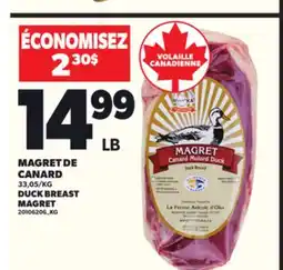 Provigo MAGRET DE CANARD offer