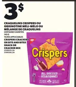 Provigo CRAQUELINS CRISPERS OU GRIGNOTINE MÉLI-MÉLO OU MÉLANGE DE CRAQUELINS, 145 G offer
