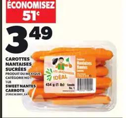 Provigo CAROTTES NANTAISES SUCRÉES, 1 LB offer