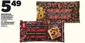 Provigo BRISURES DE CHOCOLAT PC LE DÉCADENT, 226/300 G offer