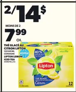 Provigo THÉ GLACÉ AU CITRON LIPTON, 12X340 ML offer