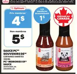 Provigo SAUCE PC SOUVENIRS DE, 350 ML offer