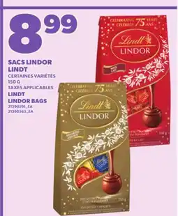 Provigo SACS LINDOR LINDT 150 G offer