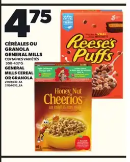 Provigo CÉRÉALES OU GRANOLA GENERAL MILLS, 300-437 G offer