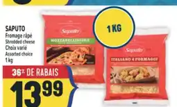 Marché Adonis SAPUTO FROMAGE RÂPÉ | SHREDDED CHEESE offer