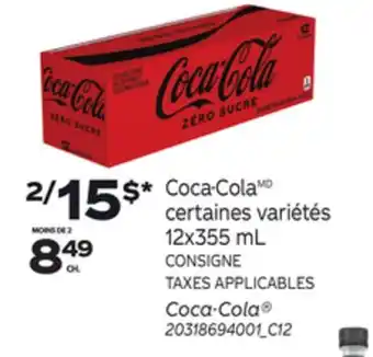 Provigo COCA-COLA, 12x355 mL offer
