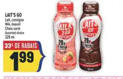 Marché Adonis LAIT'S GO LAIT, CONSIGNE | MILK, DEPOSIT offer