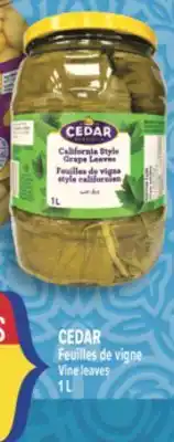 Marché Adonis CEDAR FEUILLES DE VIGNE | VINE LEAVES offer