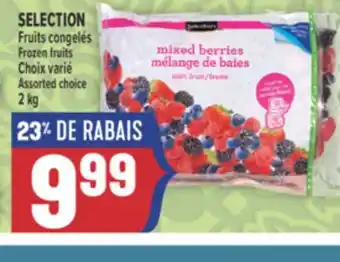 Marché Adonis SELECTION Fruits congelés | Frozen fruits offer