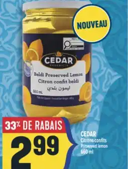 Marché Adonis CEDAR CITRONS CONFITS | PRESERVED LEMON offer