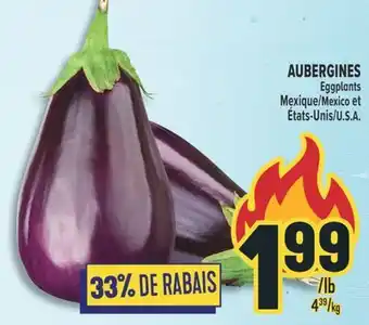Marché Adonis AUBERGINES | EGGPLANTS offer