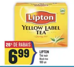 Marché Adonis LIPTON THÉ NOIR/BLACK TEA offer