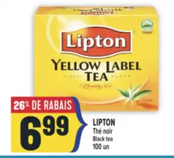 Marché Adonis LIPTON THÉ NOIR/BLACK TEA offer