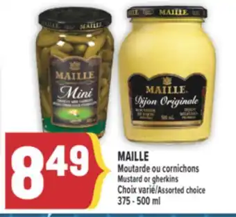 Marché Adonis MAILLE MOUTARDE OU CORNICHONS | MUSTARD OR GHERKINS offer