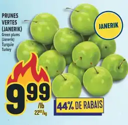 Marché Adonis PRUNES VERTES (JANERIK)/GREEN PLUMS (JANERIK) offer